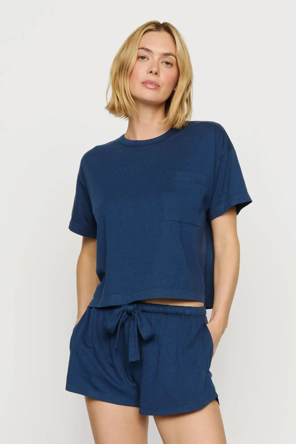 Eberjey Aloe Cotton Tee and Short Set