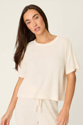 PJ Salvage Weekend Waffles Tee & Short Set