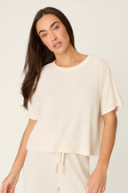 PJ Salvage Weekend Waffles Tee & Short Set