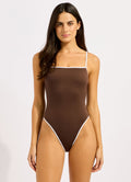 Seafolly Beach Bound Square Neck One Piece