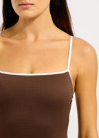 Seafolly Beach Bound Square Neck One Piece