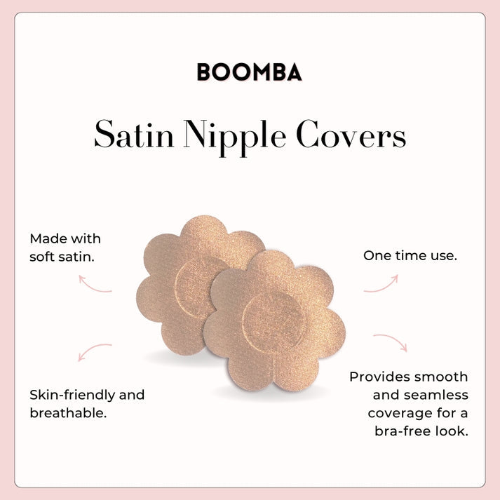 Boomba Satin Disposable Nipple Covers