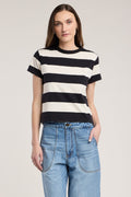 Velvet Fiona Jersey Stripe Top