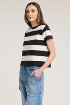 Velvet Fiona Jersey Stripe Top