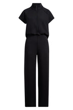 Spanx Air Essentials Pintuck Half Zip Jumpsuit
