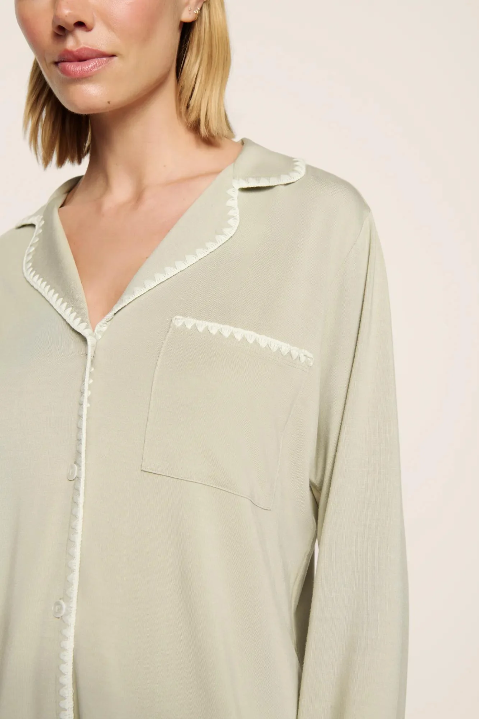Eberjey Frida Classic Long PJ Set