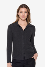 Brenda Beddome Essential Rib Knit Shirt