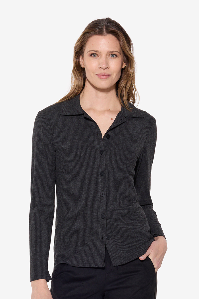Brenda Beddome Essential Rib Knit Shirt