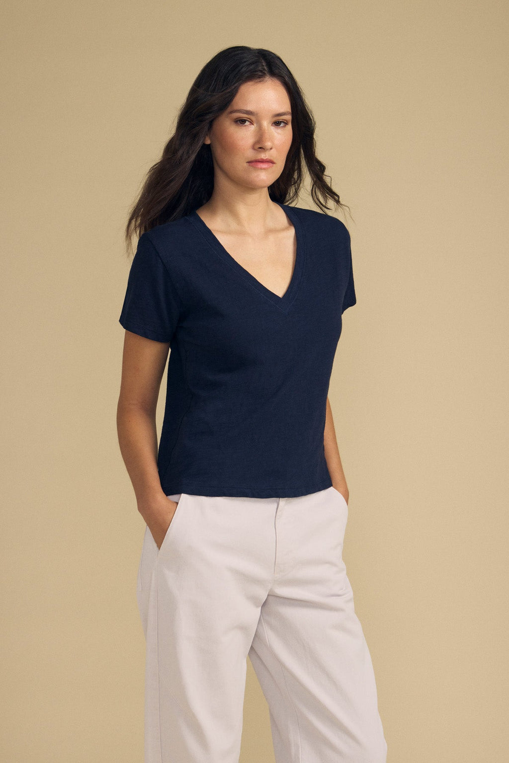 Velvet Elisha V Neck T-Shirt