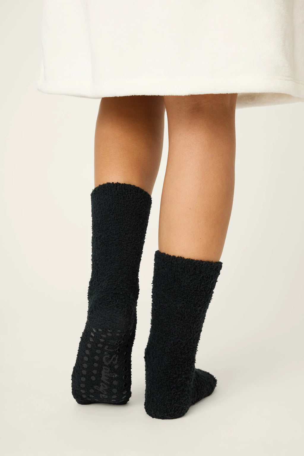 PJ Salvage Cozy Crew Socks with Grip