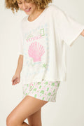 PJ Salvage Playful Prints Short PJ Set