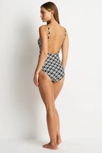Sea Level Chain Link Longline Swimsuit