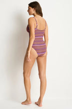 Sea Level Cross Front Swimsuit