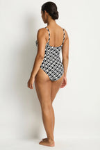 Sea Level Cross Front Scoop Back Swimsuit