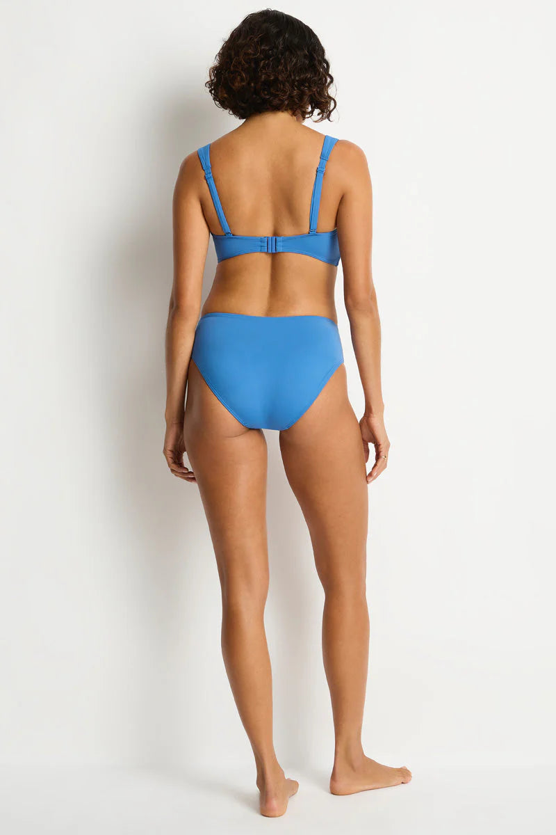 Sea Level Cross Front Mid Rise Bikini