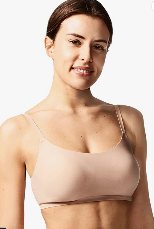 Chantelle Soft Stretch Thin Strap No Wire Padded Bra Top 16A2
