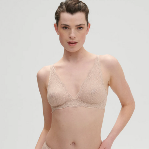 Triangle lace bra - Woman