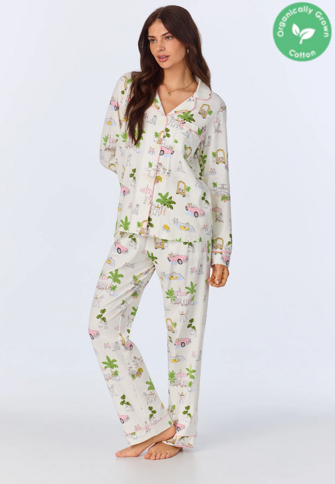 Bedhead Pajamas Poolside Poodles Classic PJ Set