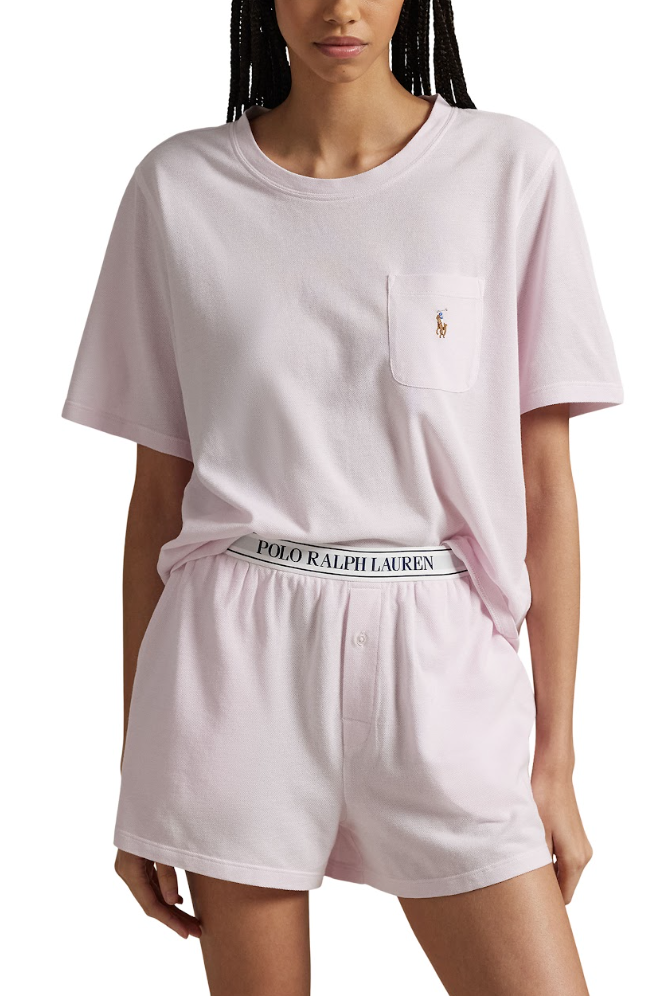 Ralph Lauren Knit Oxford Short PJ Set