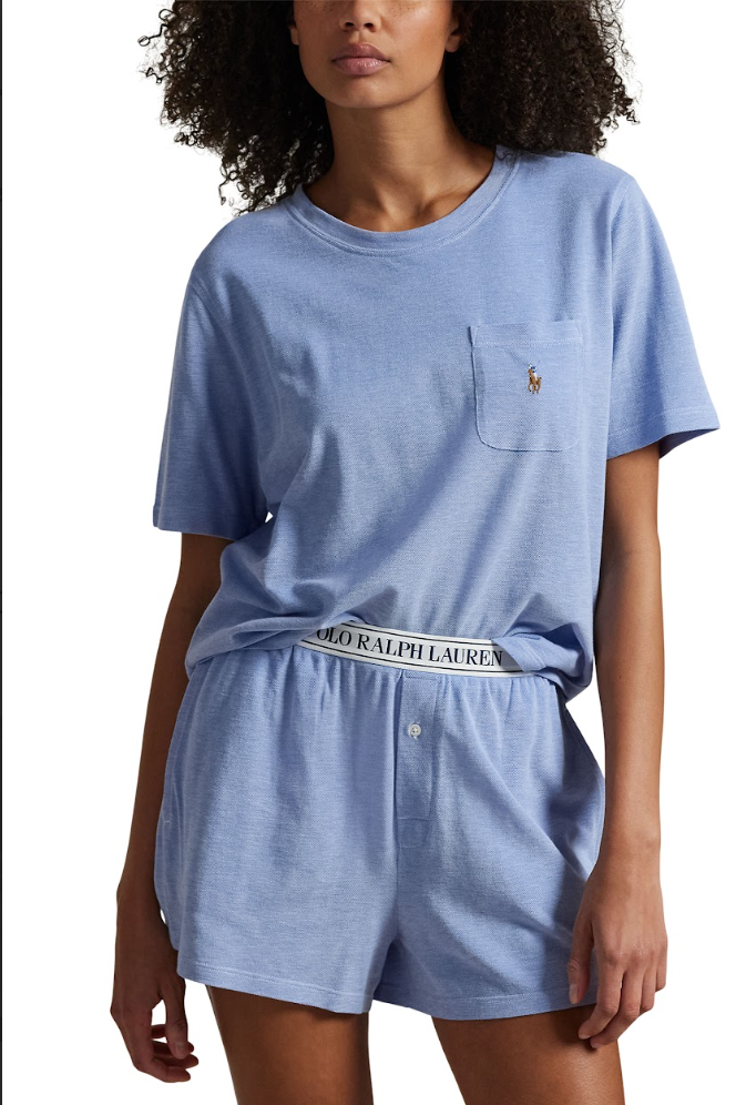Ralph Lauren Knit Oxford Short PJ Set