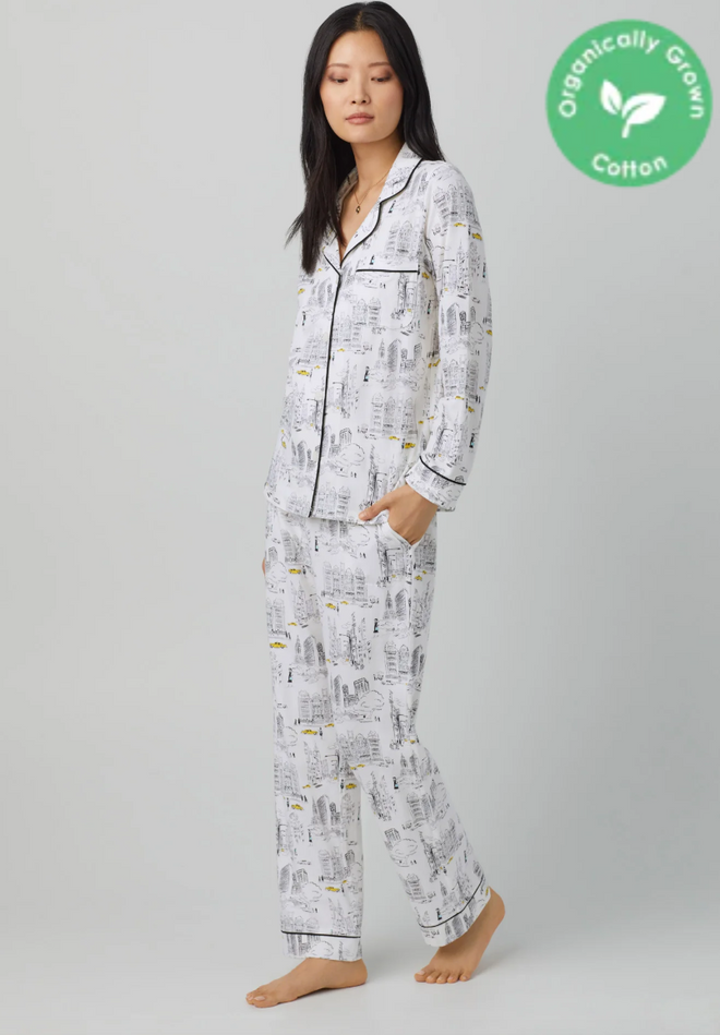 Bedhead City That Never Sleeps Crop PJ Set