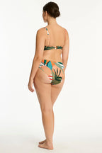 Sea Level Cross Front Mid Rise Bikini