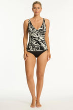 Sea Level Cross Front Tankini