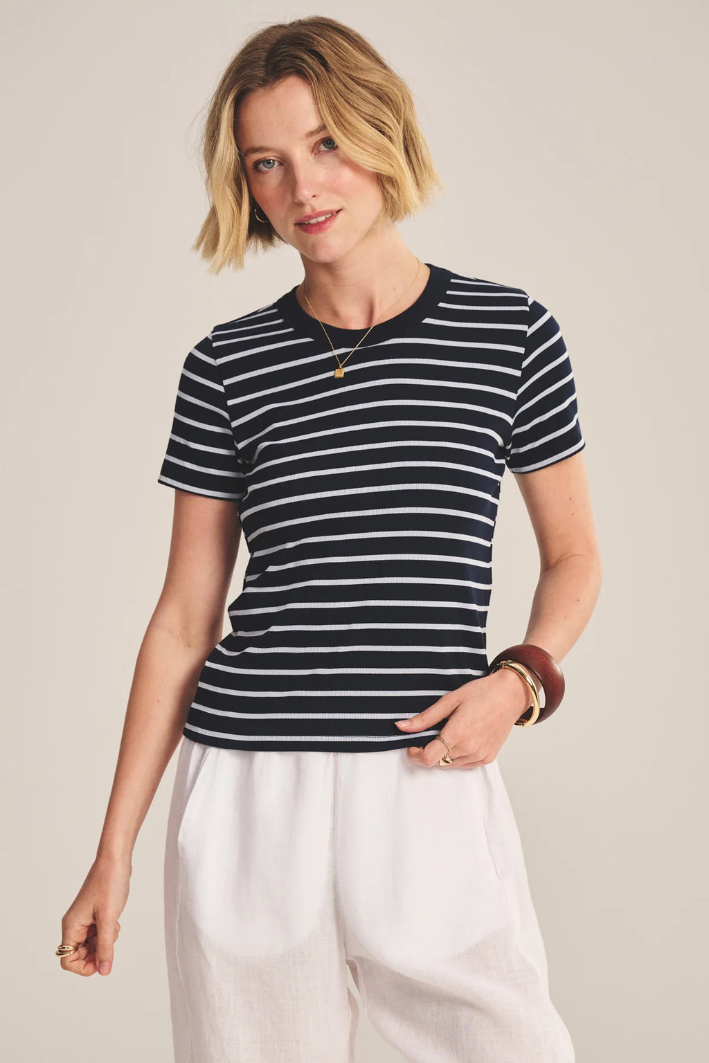 Velvet Brenda Stripe Tee