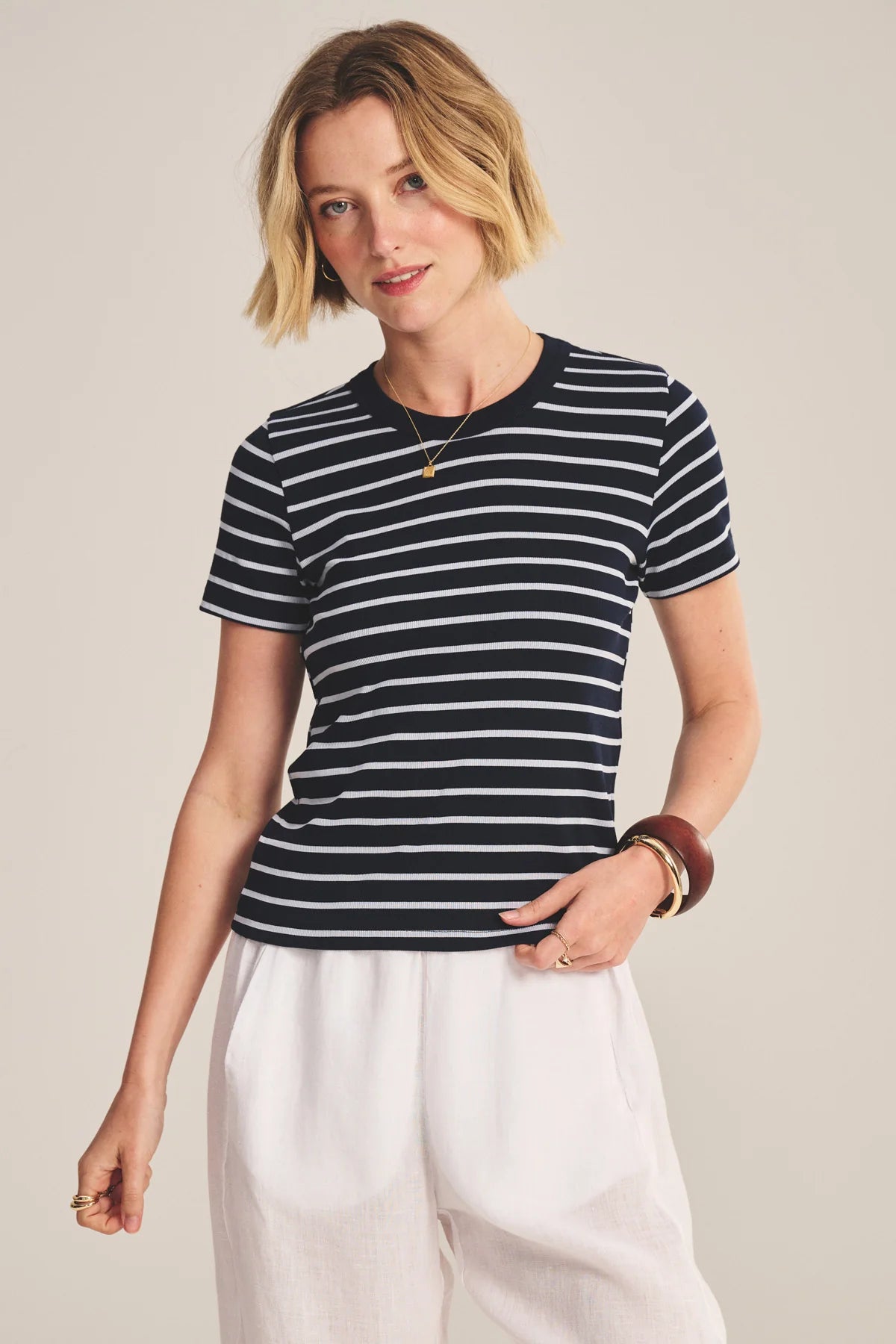 Velvet Brenda Stripe Tee