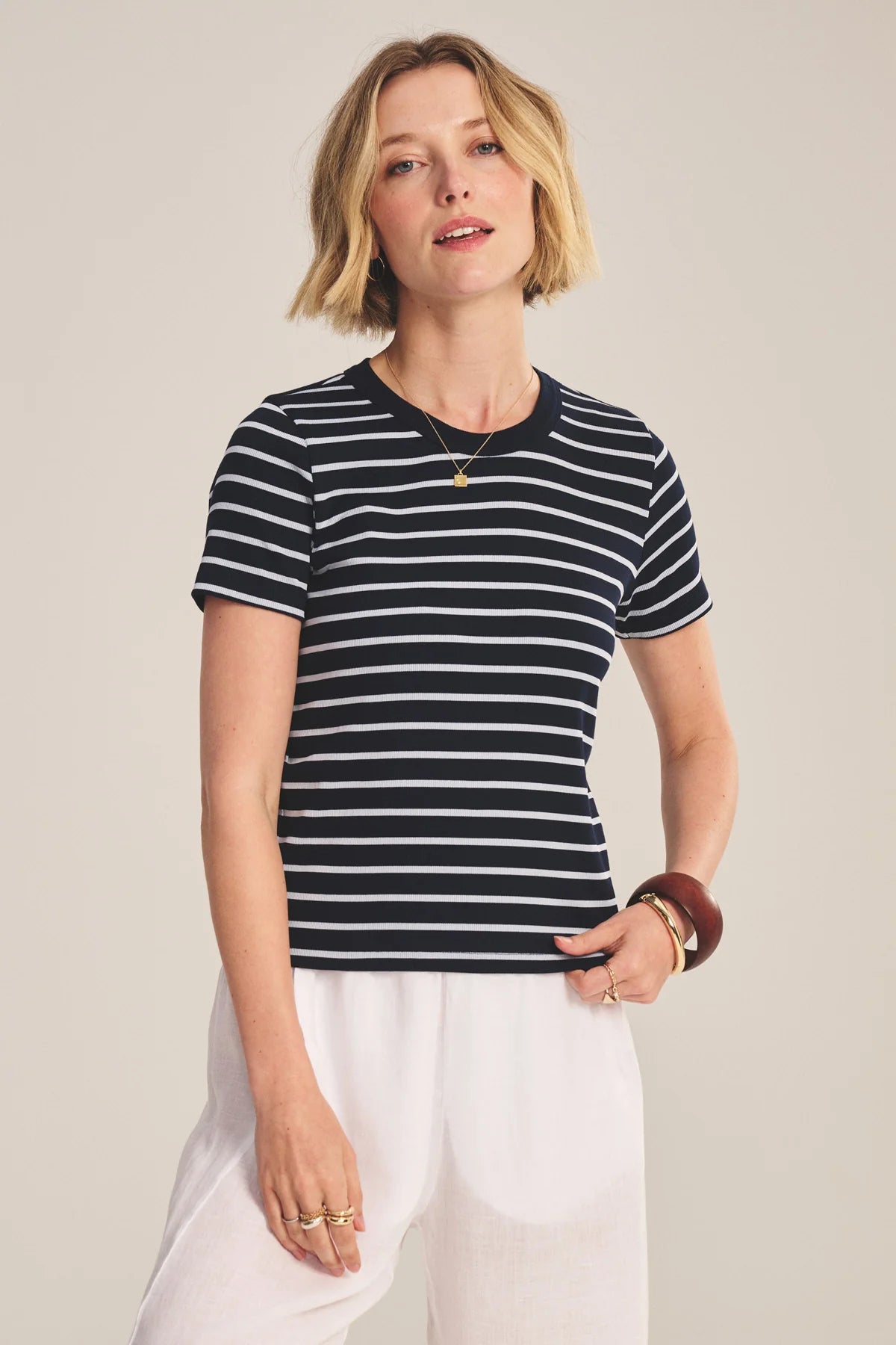 Velvet Brenda Stripe Tee