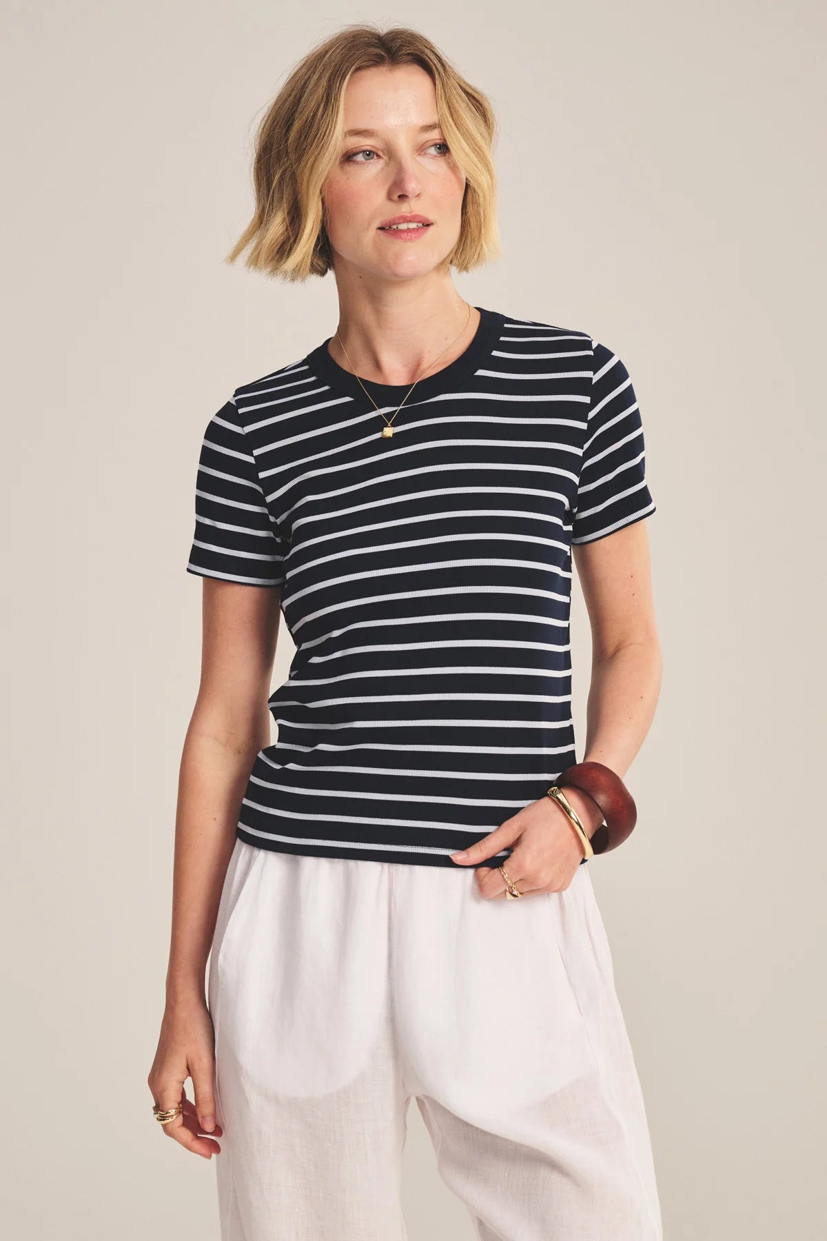 Velvet Brenda Stripe Tee