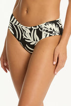 Sea Level Cross Front Mid Rise Bikini