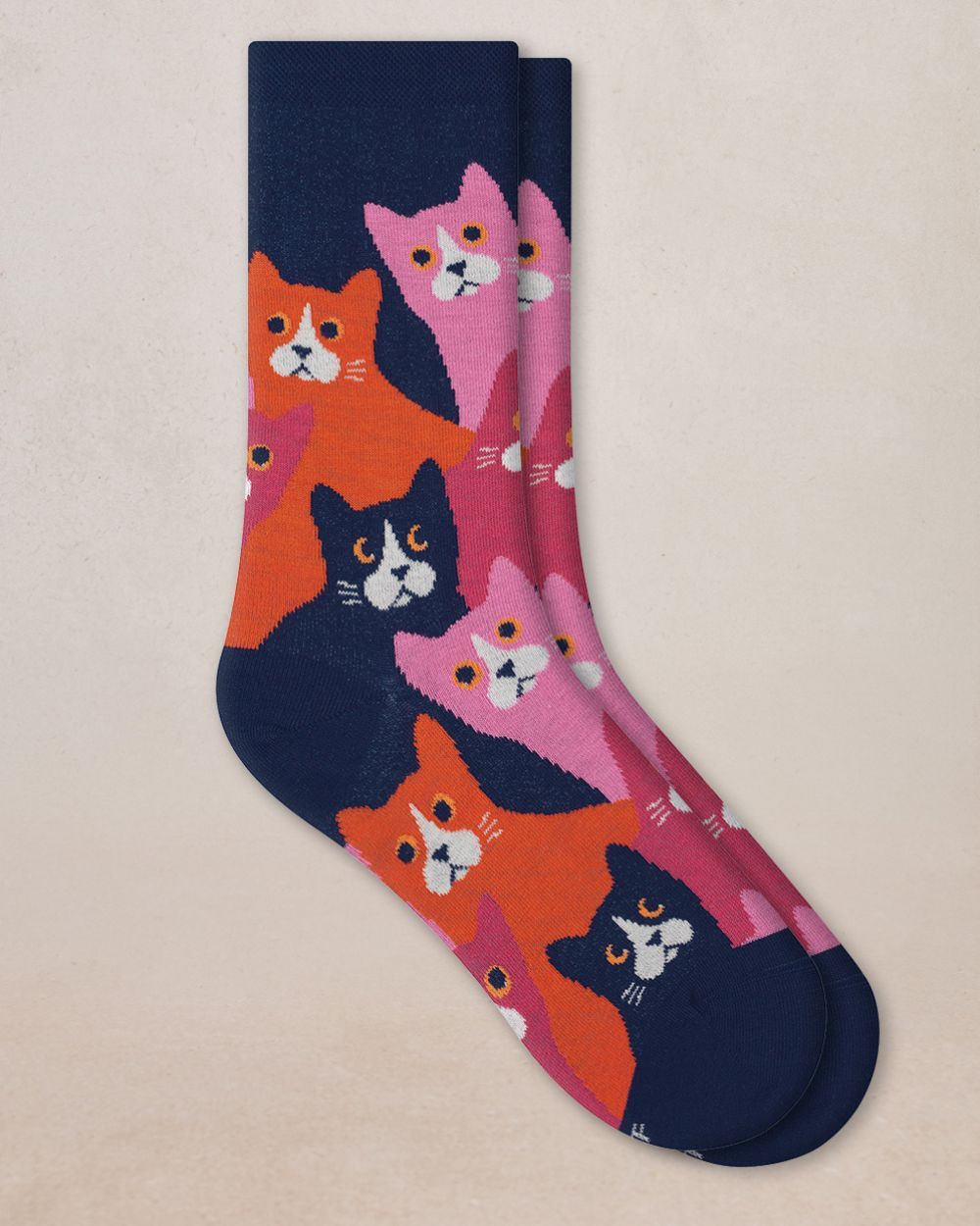 Bleu Foret Combed Cotton Socks