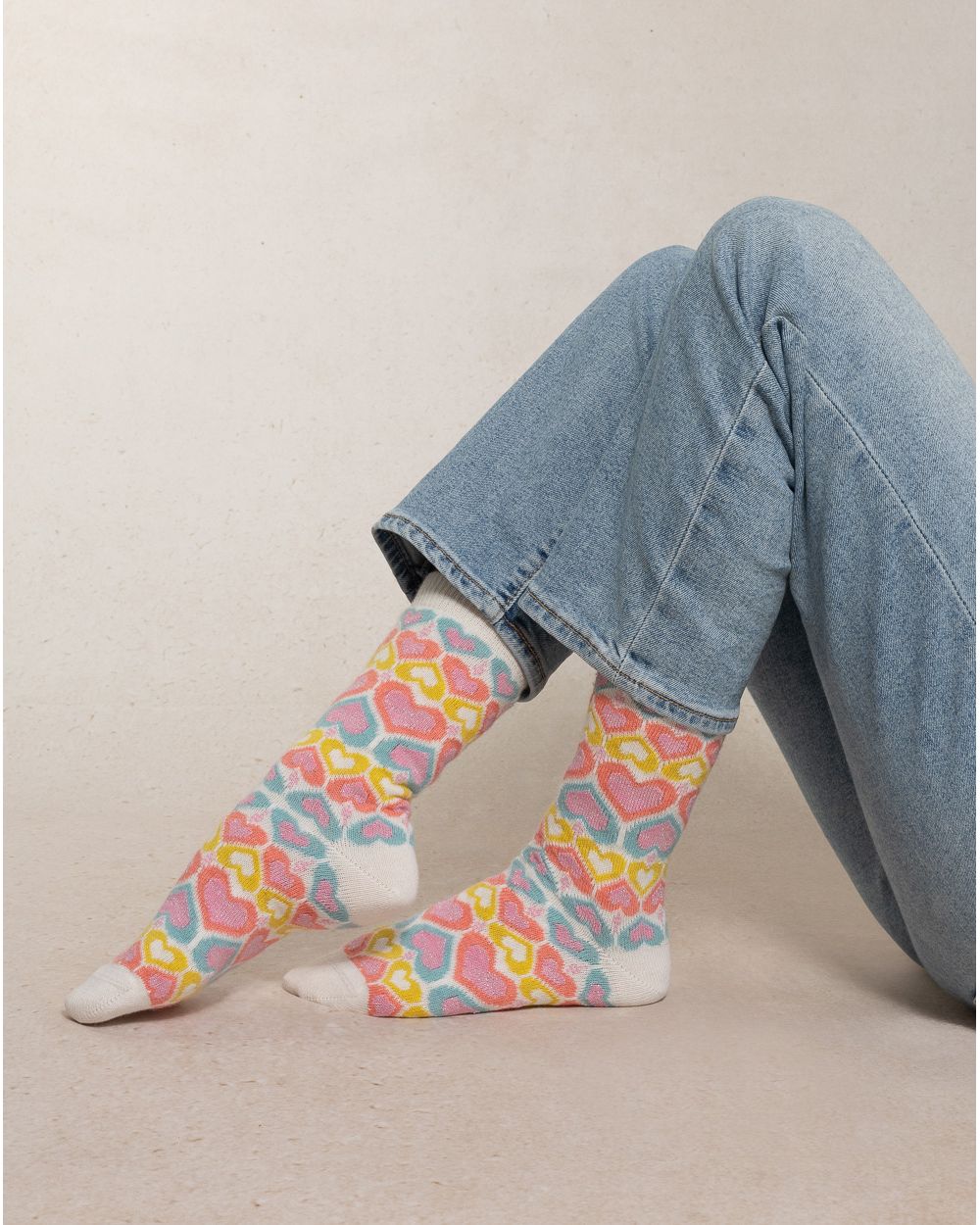 Bleu Foret Cashmere & Wool Sock