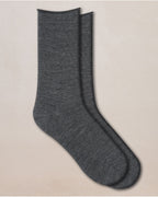 Bleu Foret Fine Wool Socks