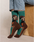 Blue Foret Animal Socks