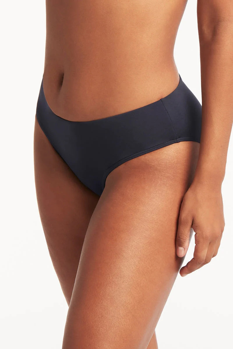 Sea Level Cross Front Mid Rise Bikini