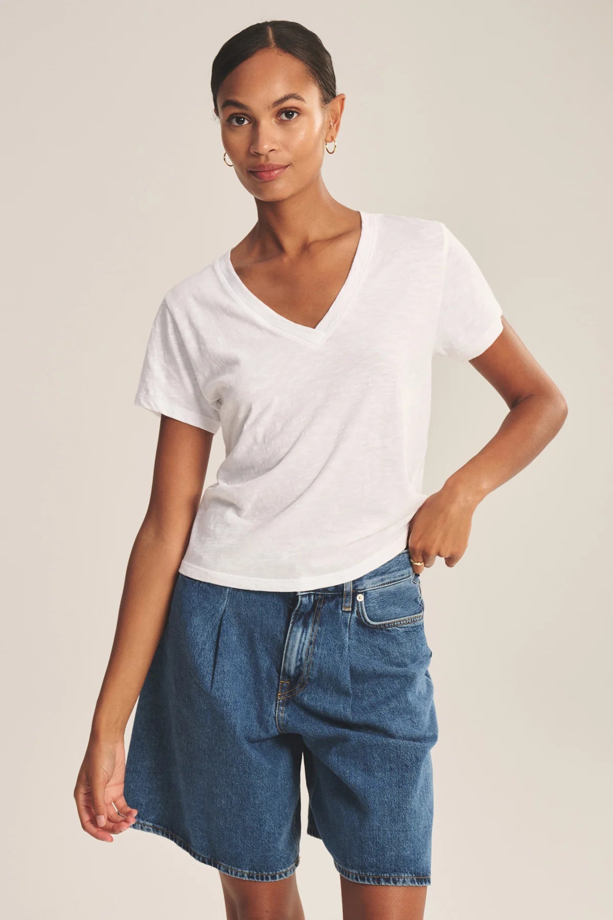 Velvet Elisha V Neck T-Shirt