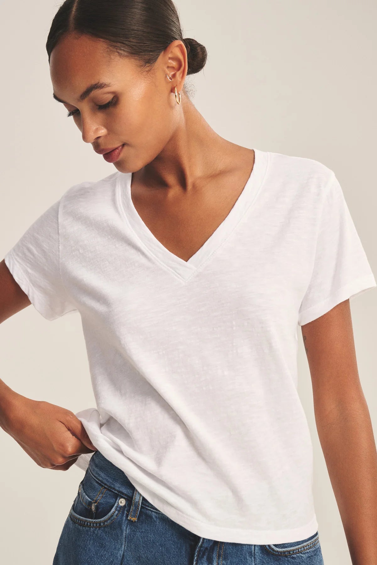 Velvet Elisha V Neck T-Shirt