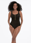 Anita Elouise Zipper Swimsuit
