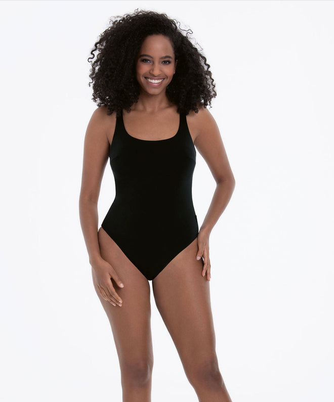 Rosa Faia Pure Black Swimsuit 7780