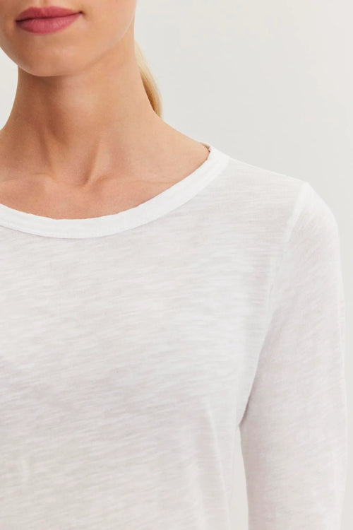 Velvet Originals Lizzie Crew Neck Long Sleeve Shirt