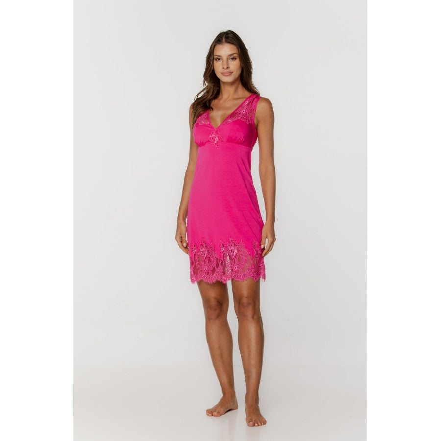 Coemi Micromodal Lace Tank Nightie