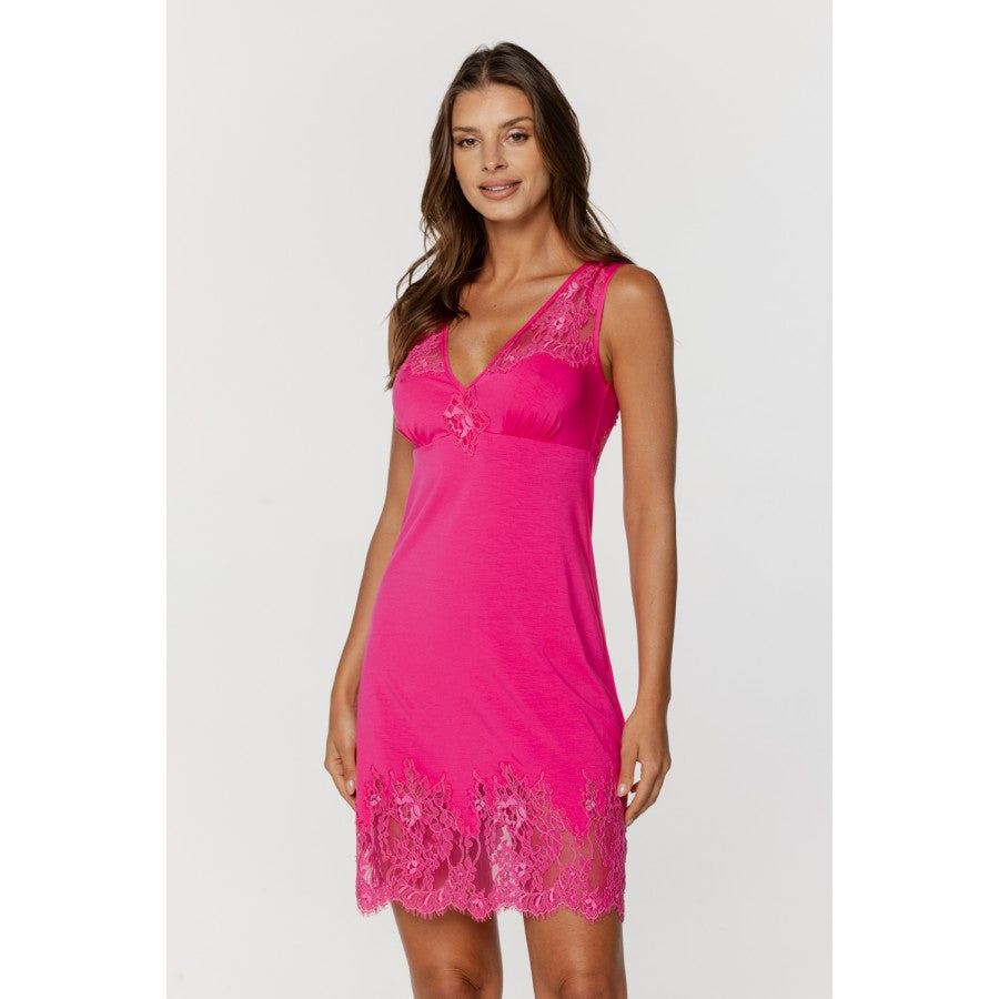 Coemi Micromodal Lace Tank Nightie