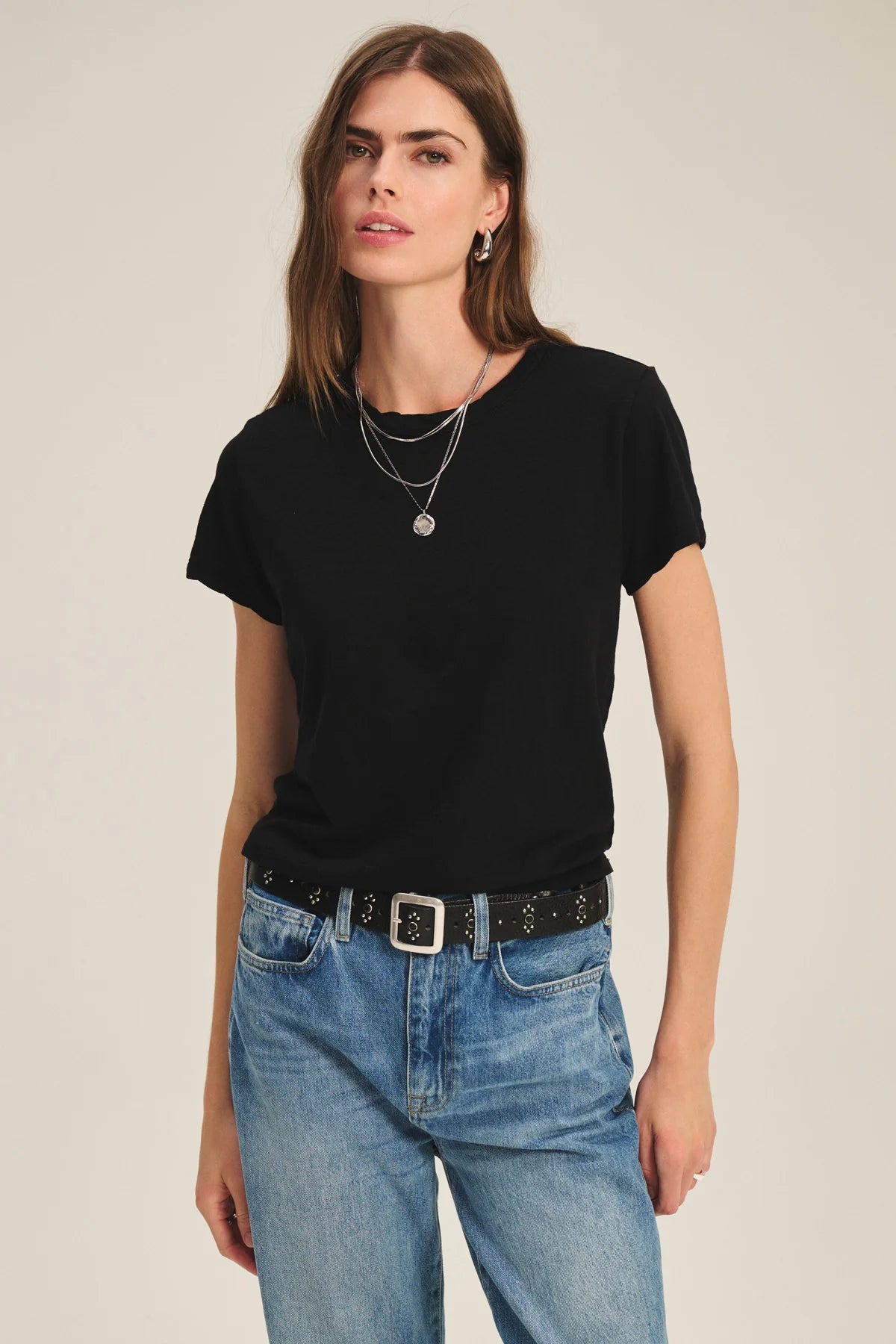 Velvet Originals Marika Crew Neck T-Shirt