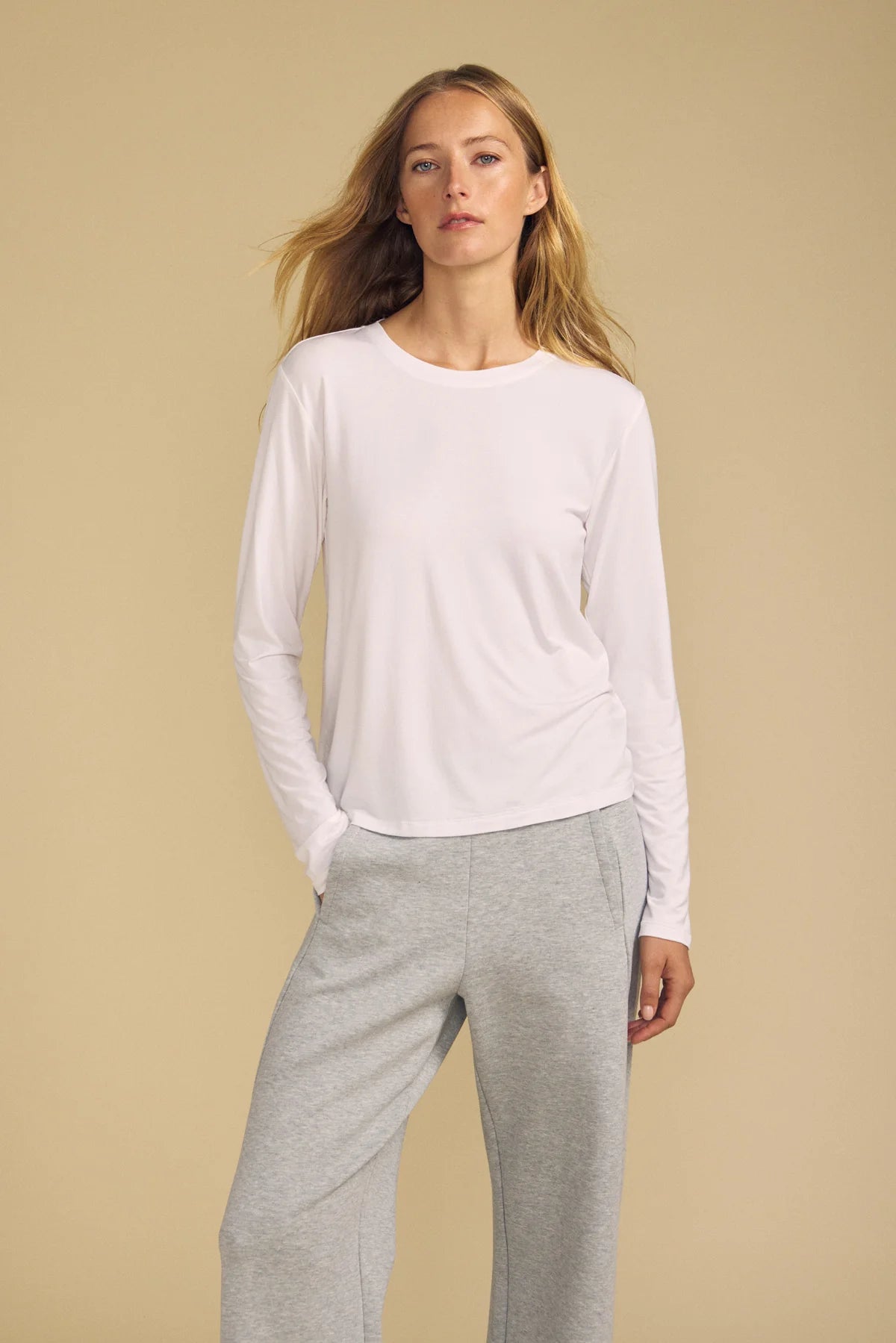 Velvet Barbara Modal Long Sleeve Top