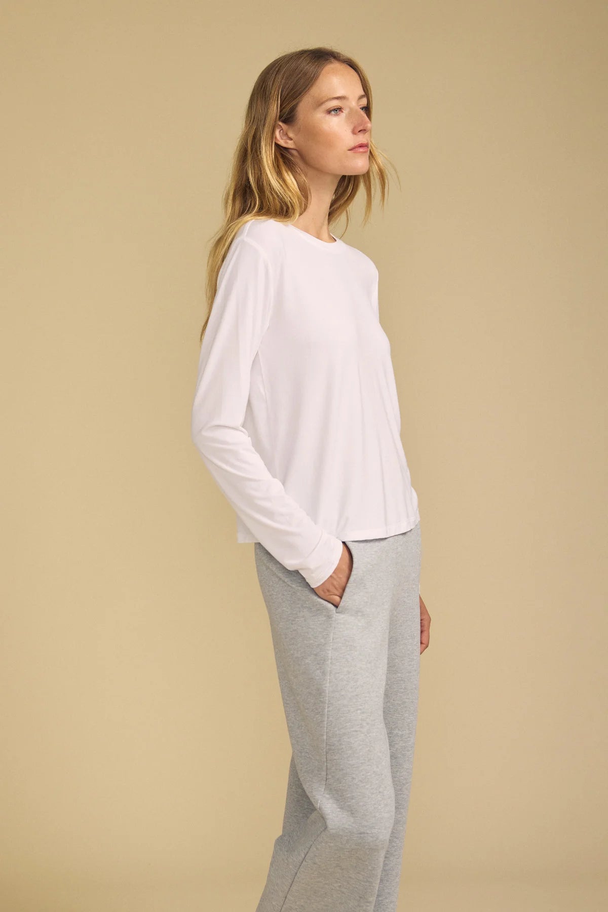 Velvet Barbara Modal Long Sleeve Top