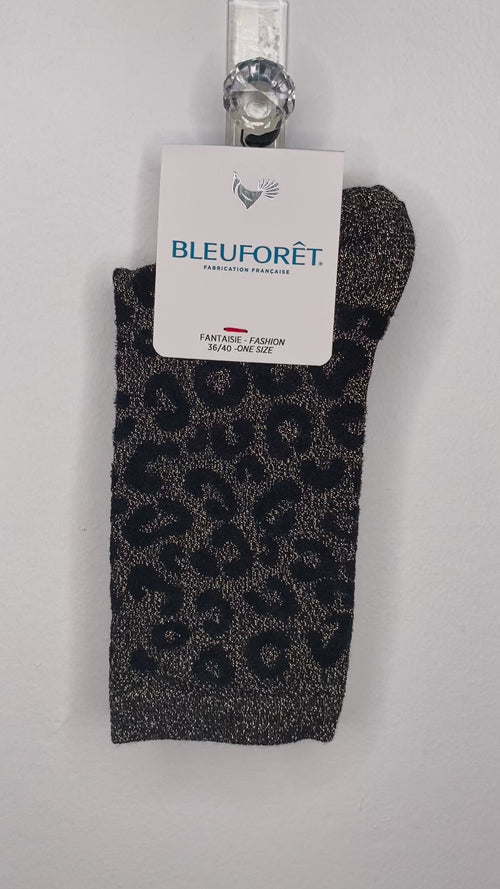 Bleu Foret Sparkly  Socks
