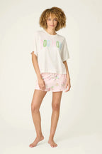 PJ Salvage Pupcation Short Lounge Set