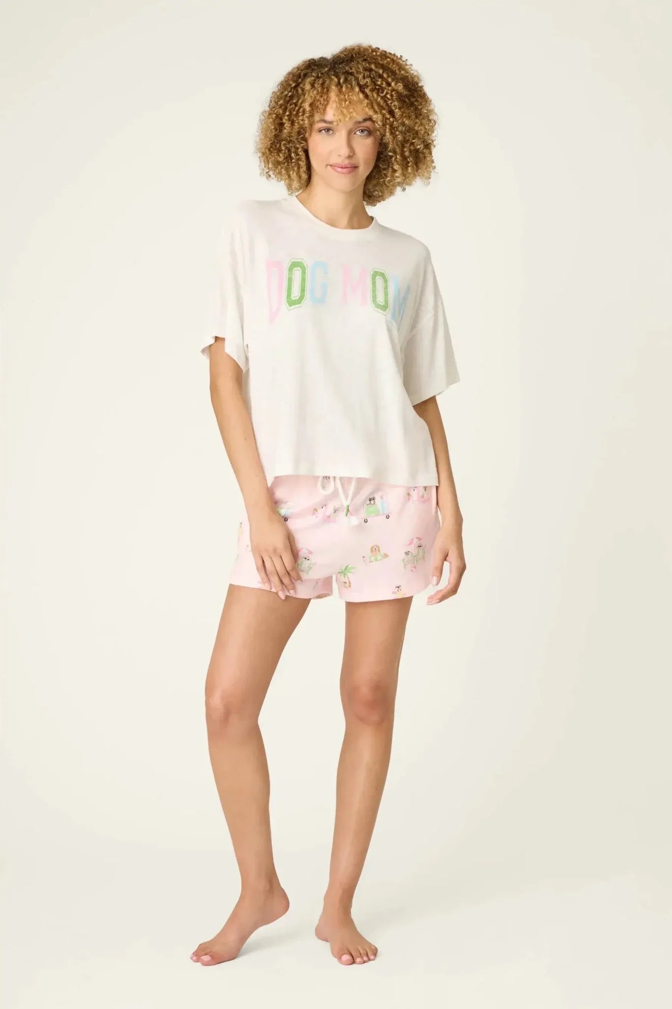 PJ Salvage Pupcation Short Lounge Set